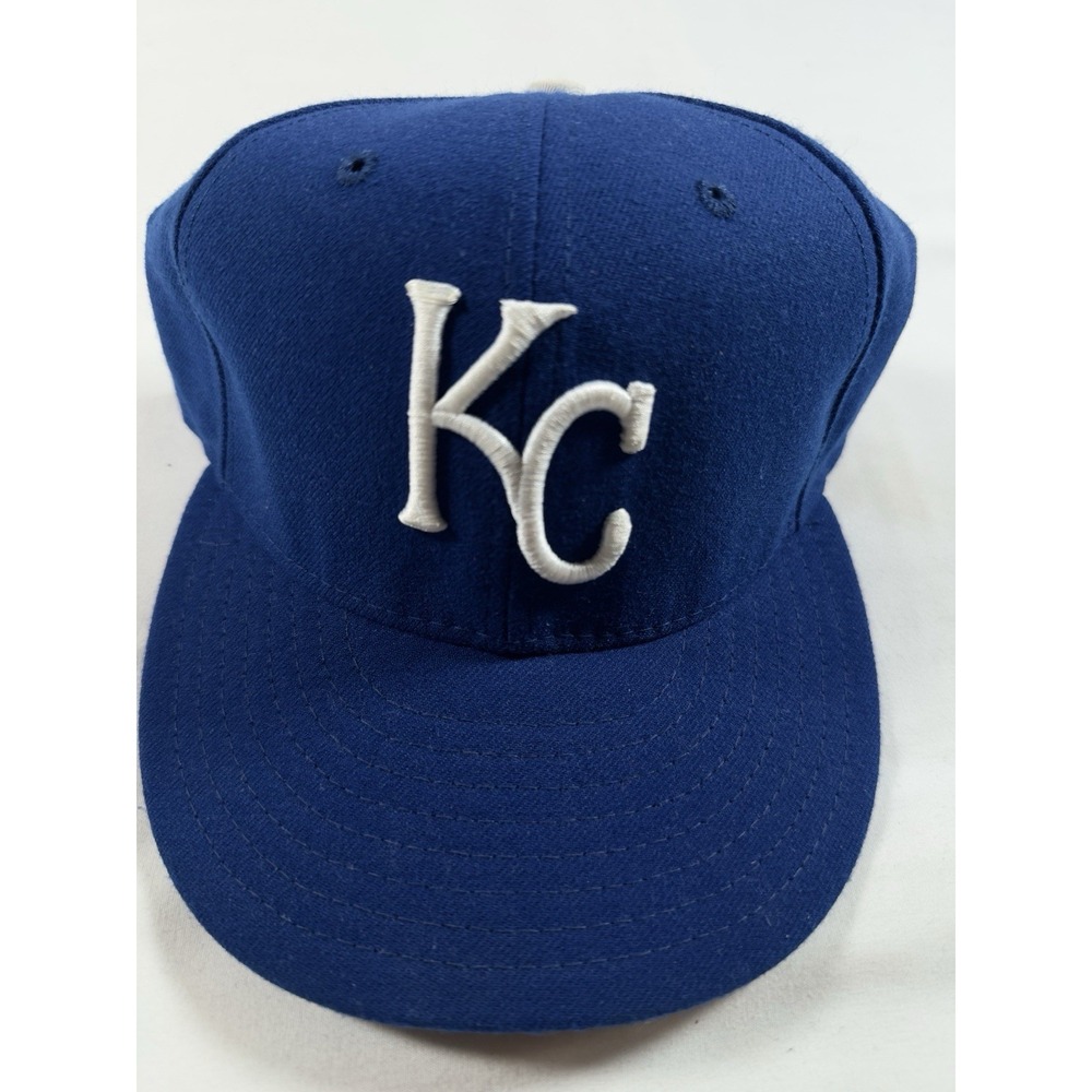 New Era Kansas City Royals Men 7 1/4 59Fifty Blue Authentic Collection MLB Cap